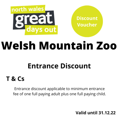 The Welsh Mountain Zoo Discount Voucher