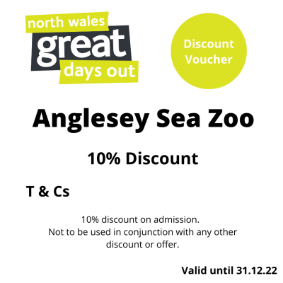 Anglesey Sea Zoo Discount Voucher
