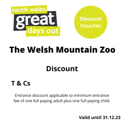 The Welsh Mountain Zoo Discount Voucher